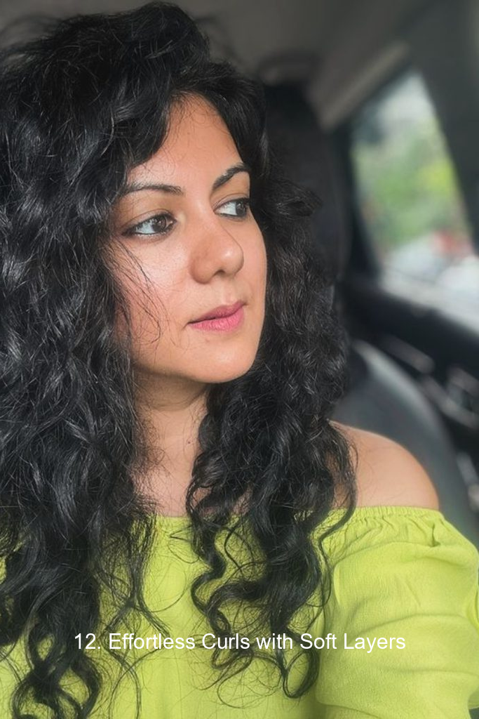 12. Effortless Curls with Soft Layers