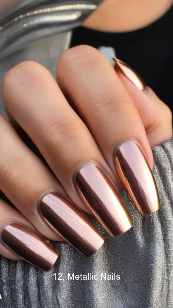 12. Metallic Nails