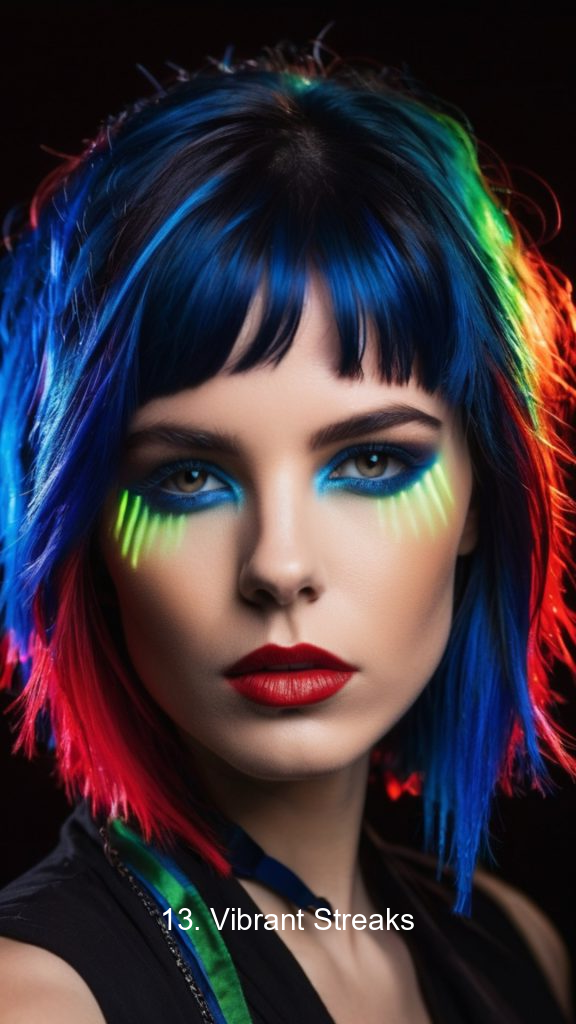 13. Vibrant Streaks