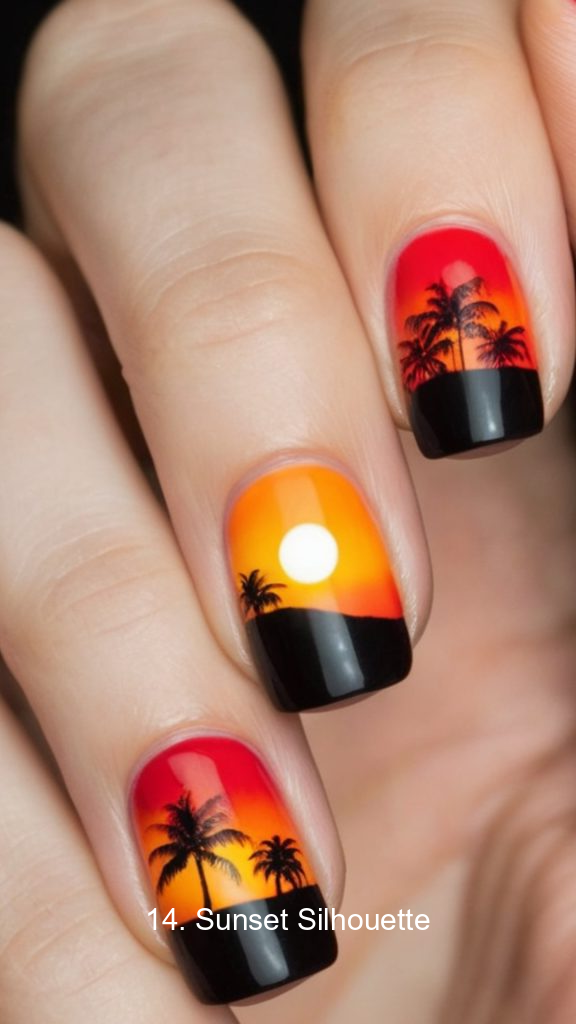 14. Sunset Silhouette