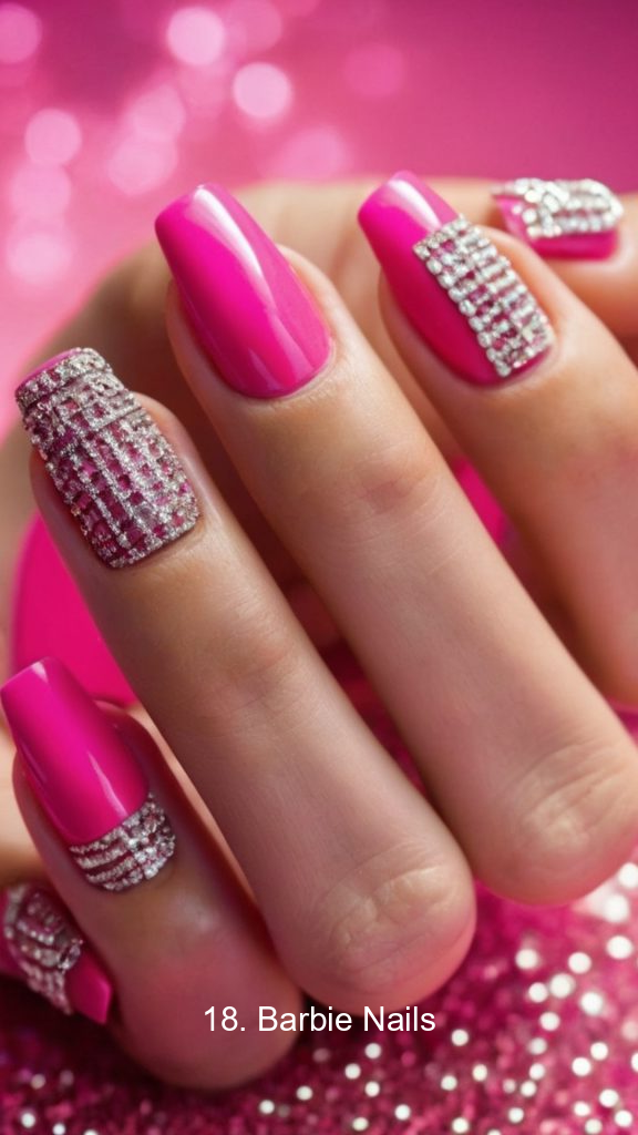 18. Barbie Nails