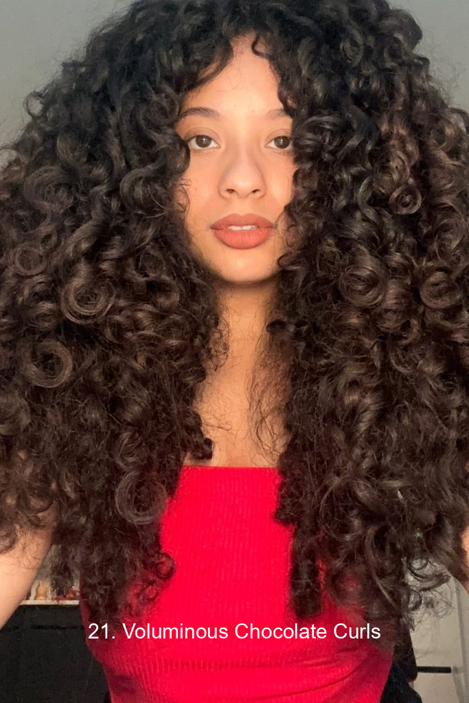 21. Voluminous Chocolate Curls