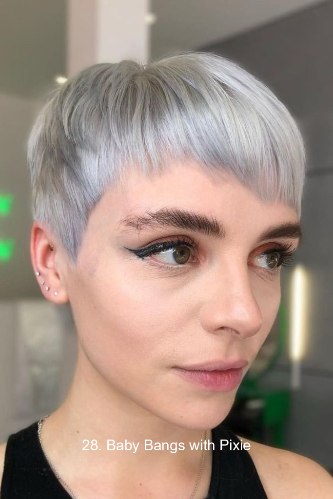 28. Baby Bangs with Pixie