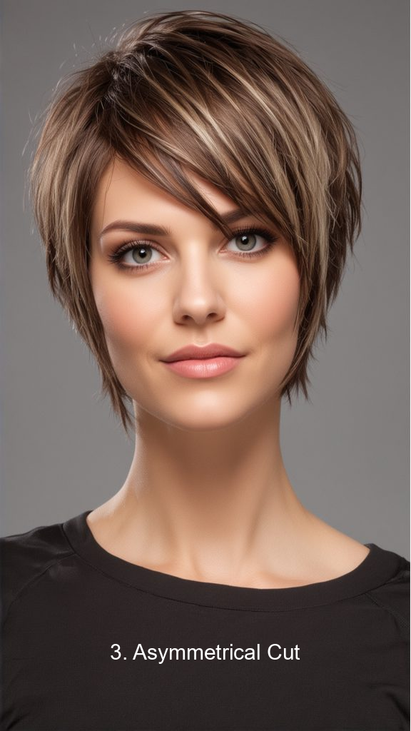 3. Asymmetrical Cut