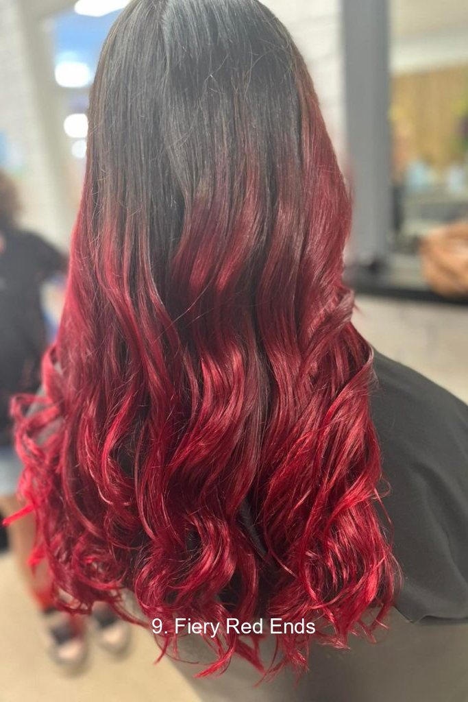 9. Fiery Red Ends