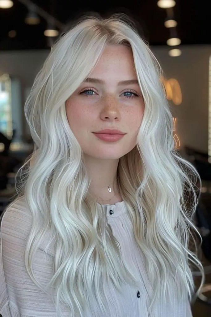 Frosted Snow Queen Layers Hairstyle