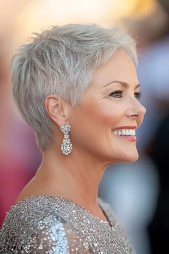 Silver Feathered Pixie