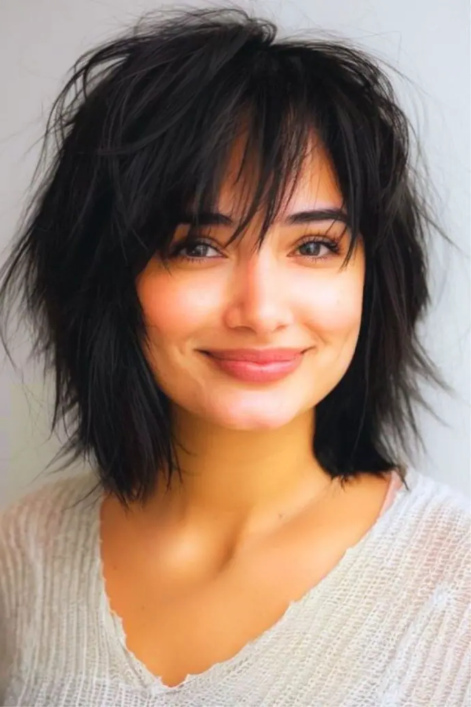 Textured Flicks and Wisps Hairstyle