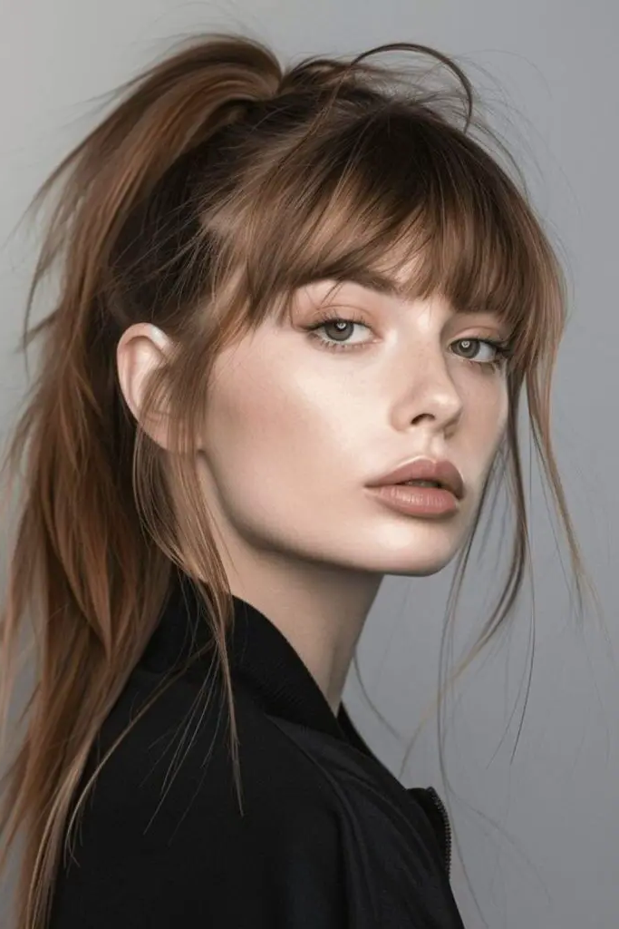 10. Textured Ponytail