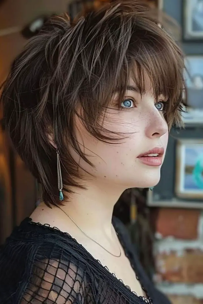 Playful Feathered Ends Hairstyle