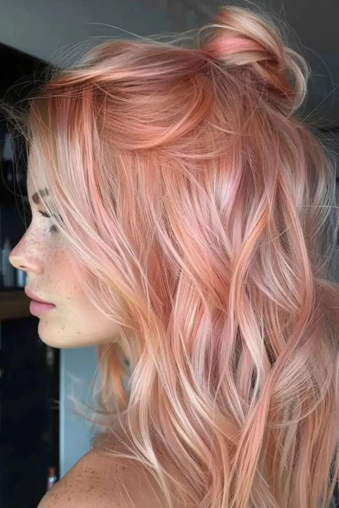 Rose Gold Renaissance Hair Color Trend