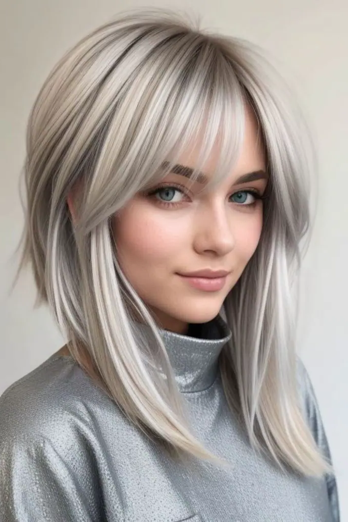Silver Frosted Blonde Hair