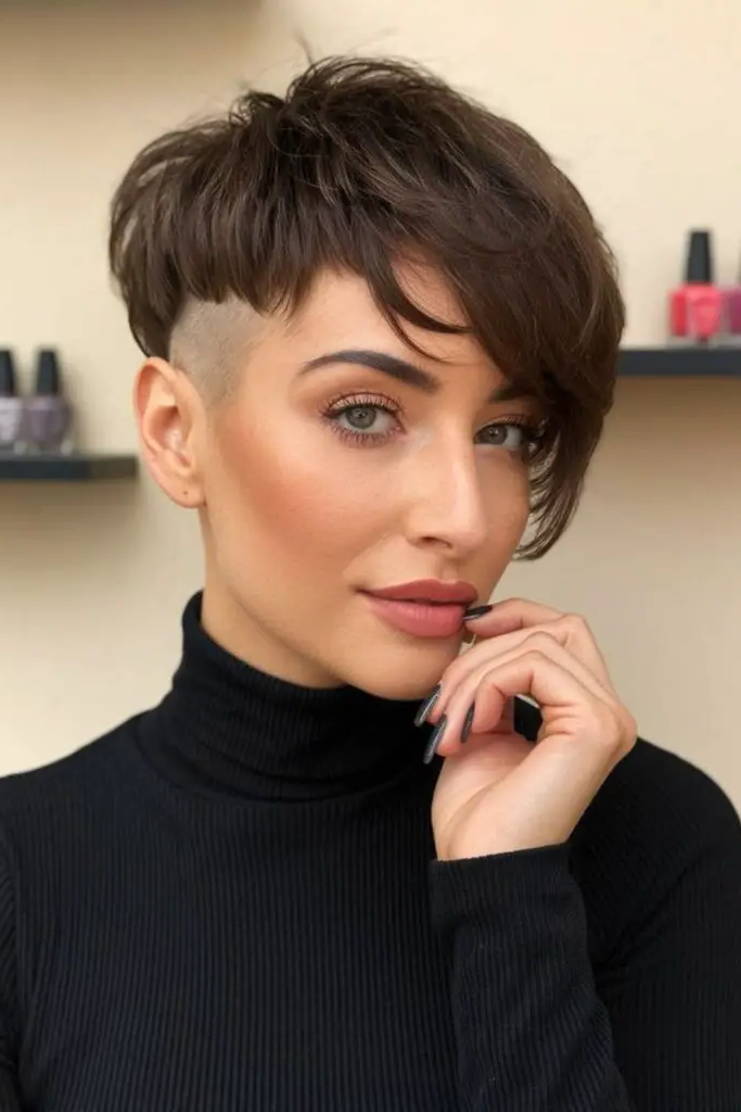 12. Bold Undercut Pixie