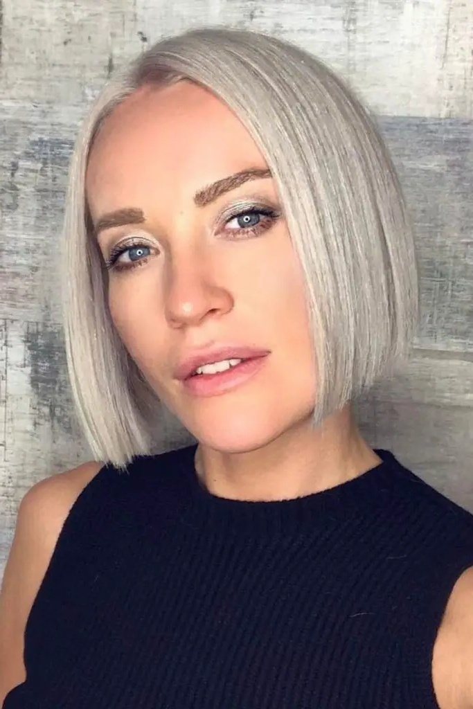 12. Pearl Shine Straight Bob