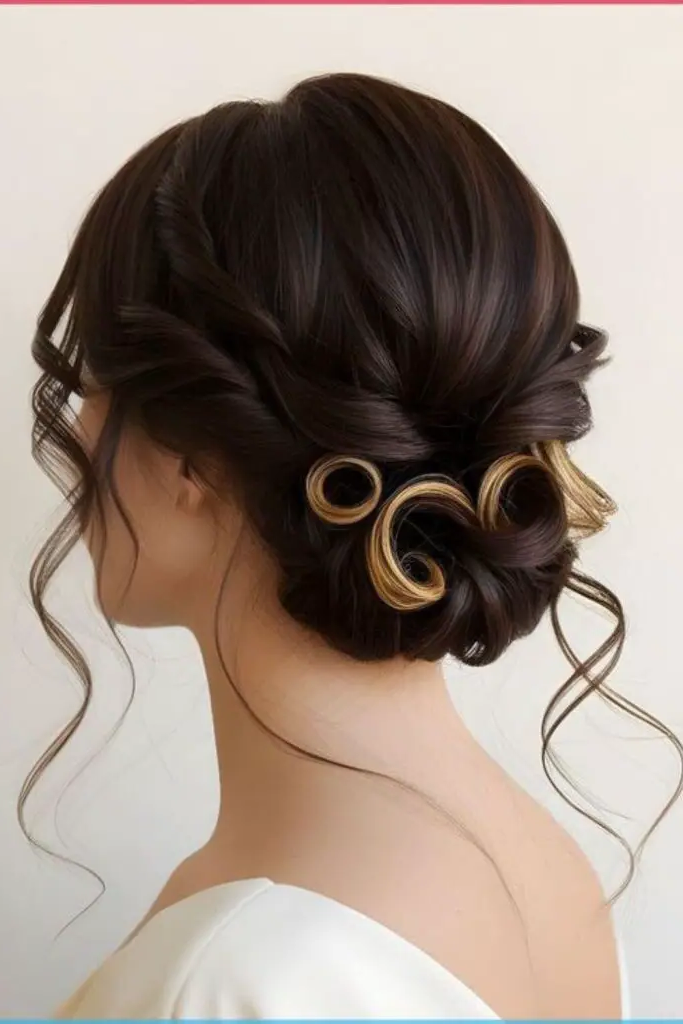 14. Twisted Updo Hairstyle