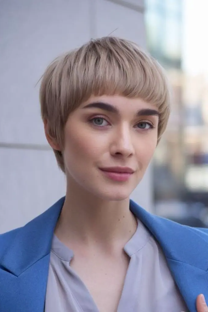 15. Bowl Cut Pixie Haircut