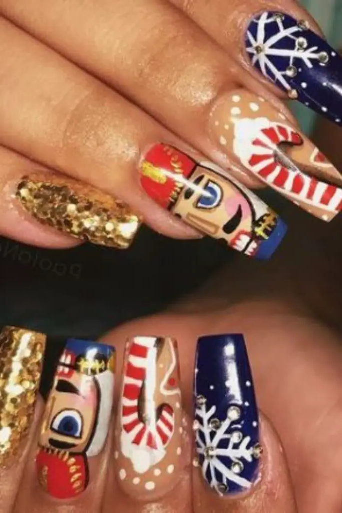 Nutcracker Nails