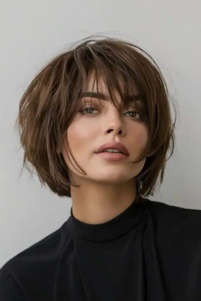 16. Playful French Bob