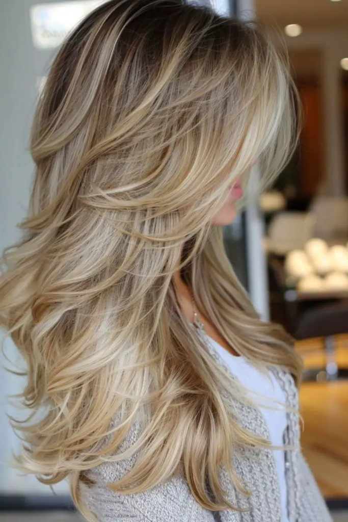 Warm Vanilla Lowlights Hair Trend