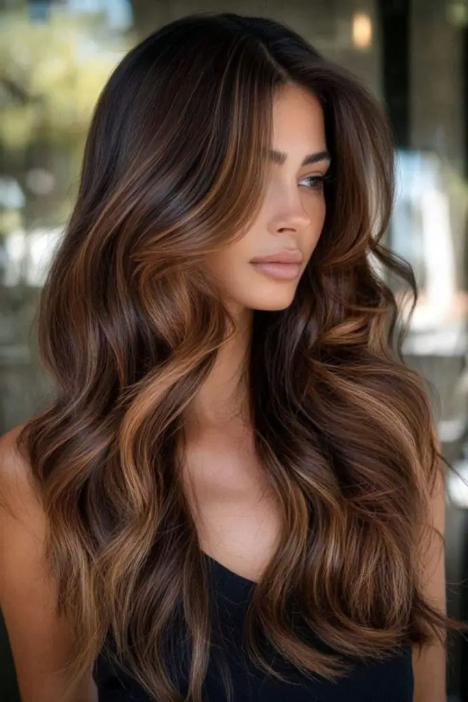 17. Caramel Dusk: Sunset-Inspired Elegance