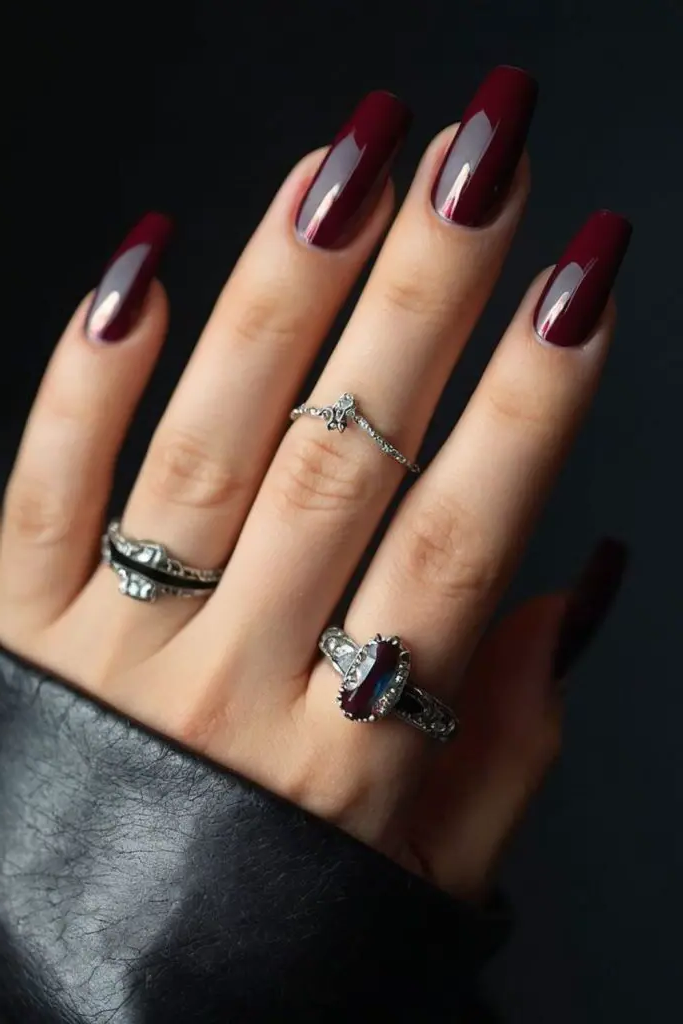 17. Dark Cherry Ombre