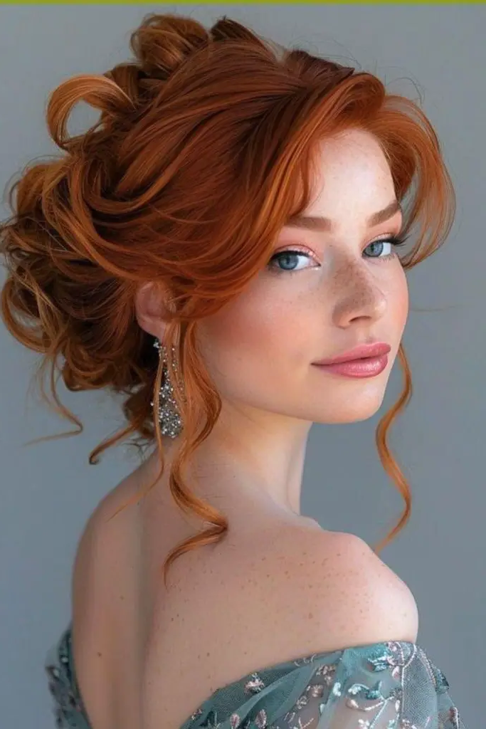 18. Copper and Blonde Braided Crown
