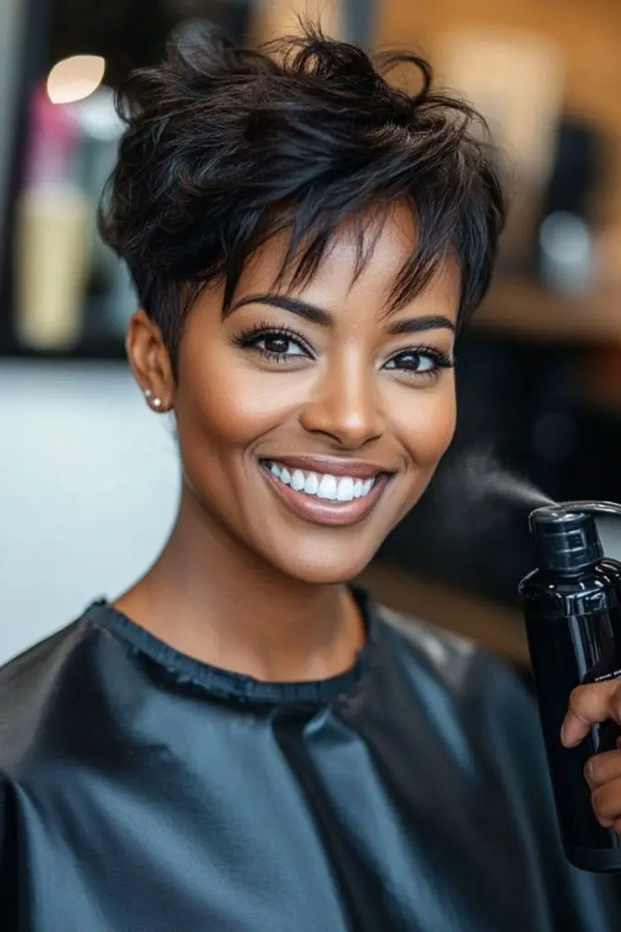 Choppy Mushroom Haircut with Defined Layers