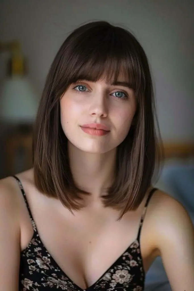 Sleek Straight Chic Hair Style