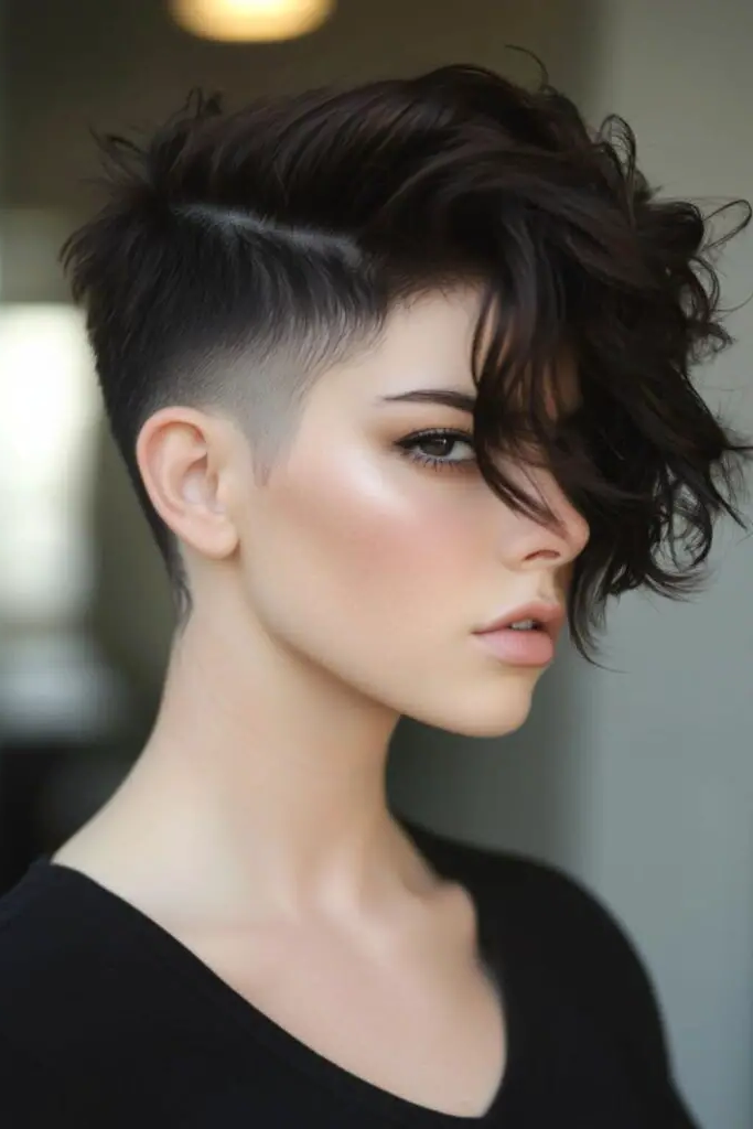 Asymmetrical Side Parted Waves