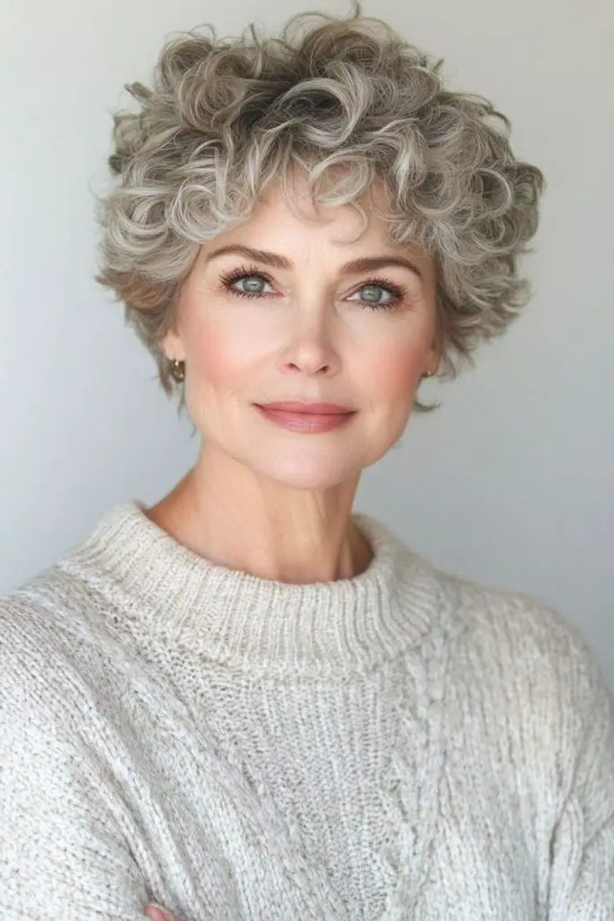 Curly Crop Hairstyle