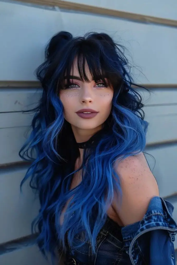 20. Electric Blue Streaks
