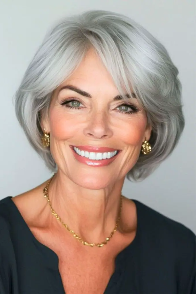 20. Slate Grey French Bob