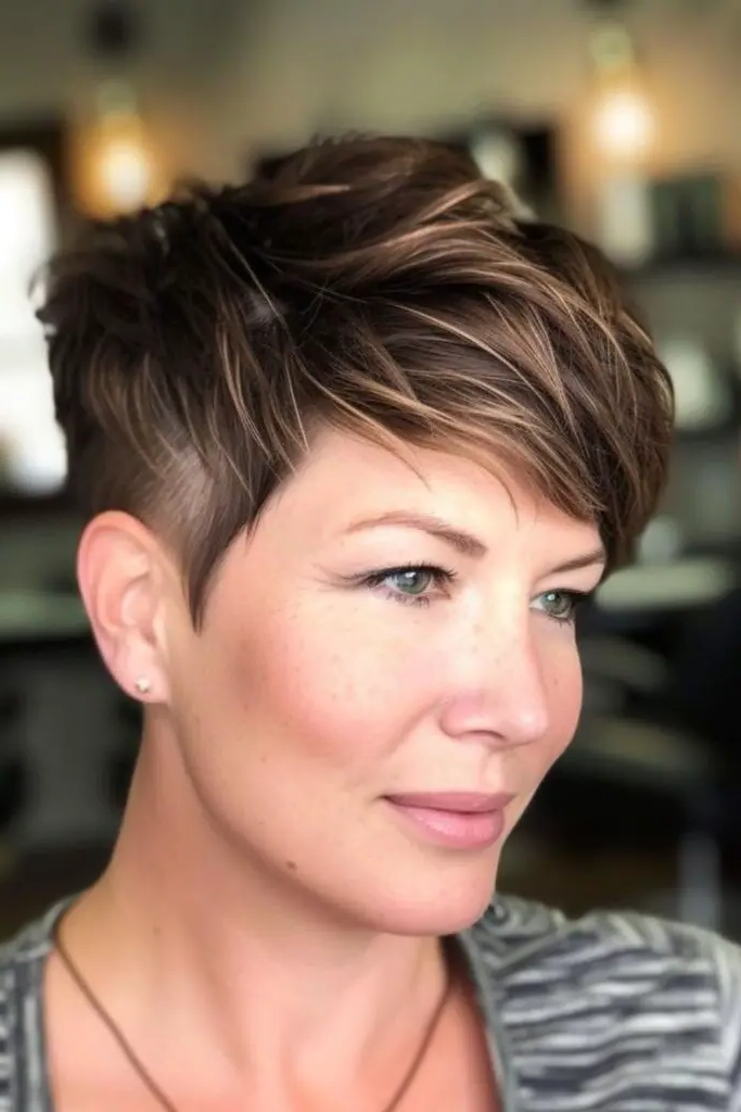 Sleek Pixie with Subtle Highlights