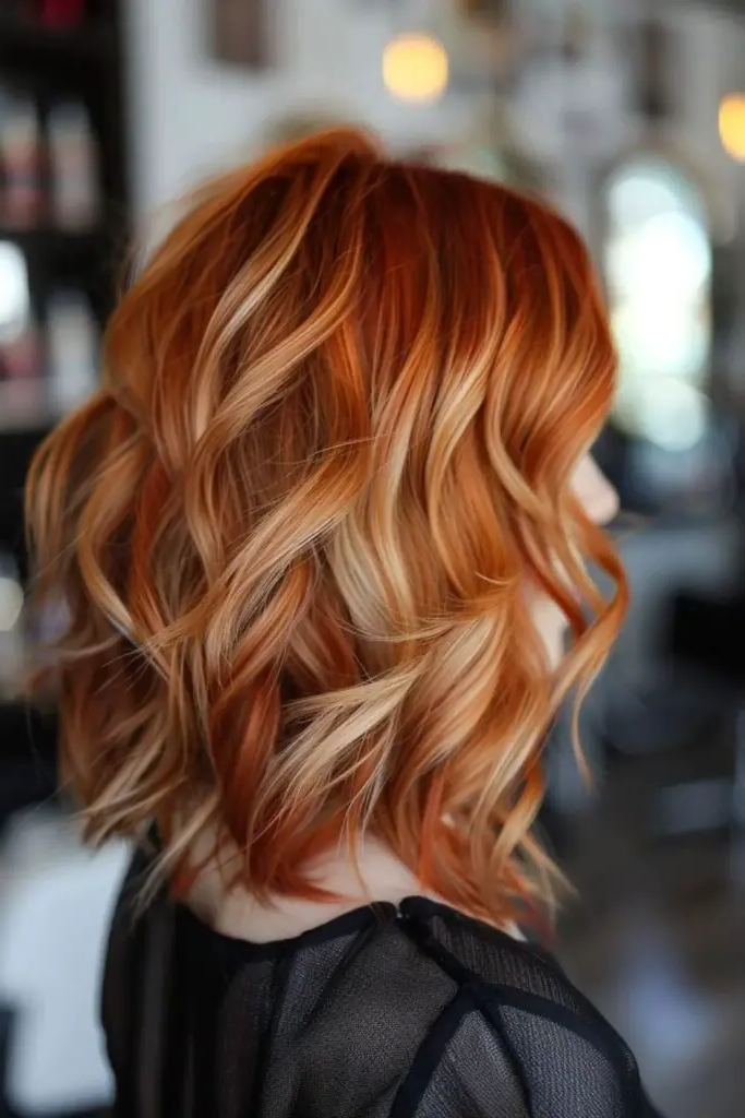 Fire Engine Red Hair Tips