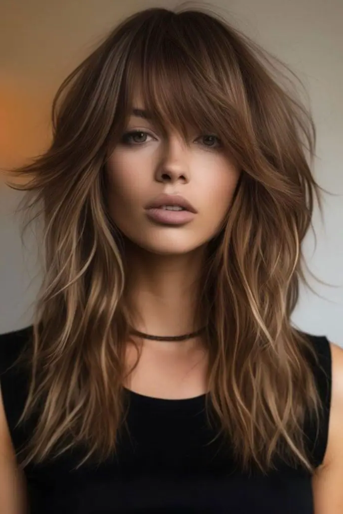 22. Tousled Fringe Frenzy Hairstyle