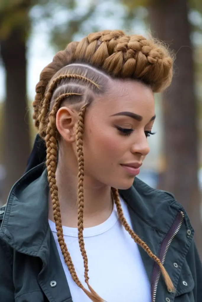 Twisted Fauxhawk Rebel Hairstyle