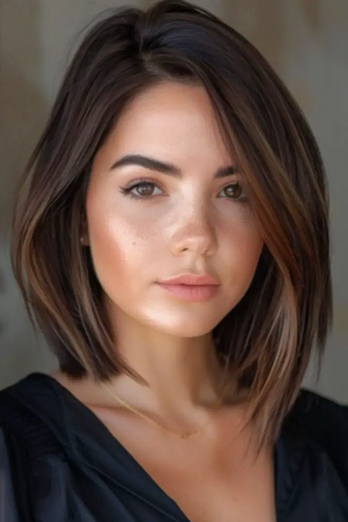 Asymmetrical Lob Haircut