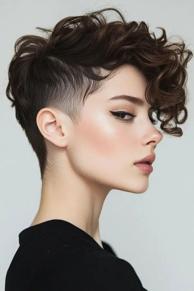 Asymmetrical Textured Crop Haircut