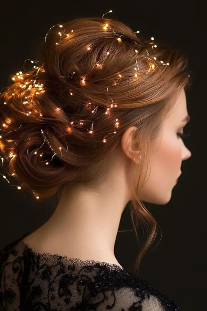 Twisted Halo with Gold Dots: Magical and Festive