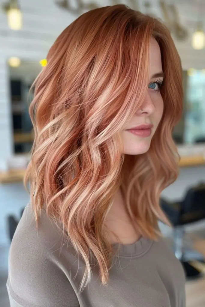 Bright Apricot Lowlights