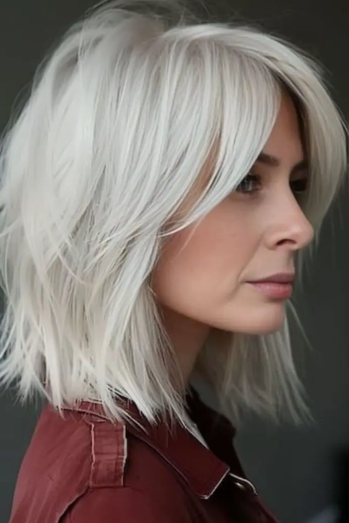 Frosted Edge Layers Hairstyle