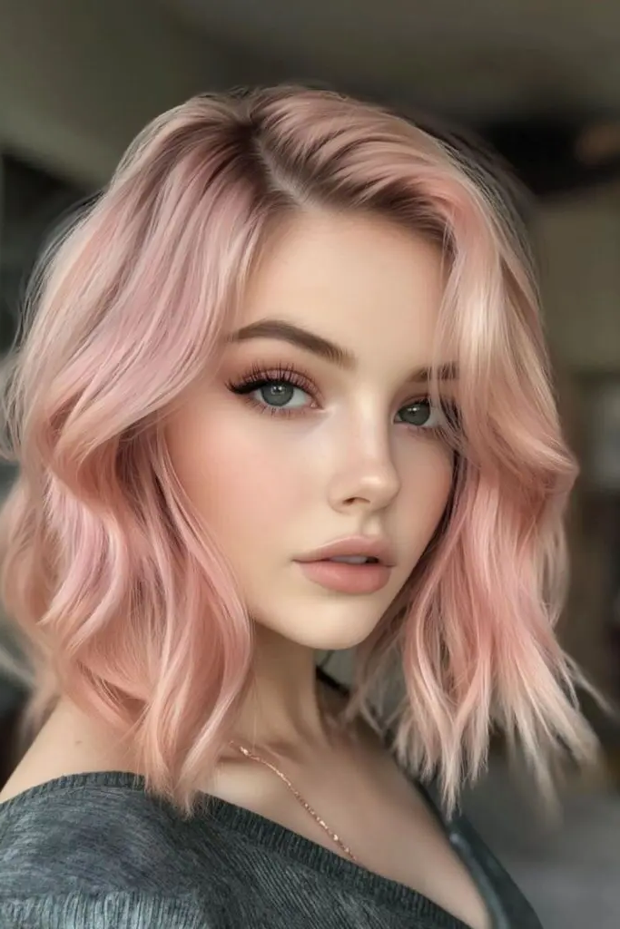 26. Dusty Rose Highlights