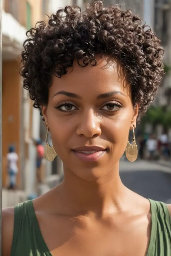 Subtle Curled Mushroom Hairstyle