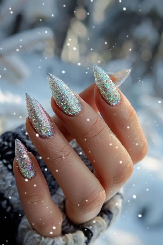 Arctic Metallics Nail Design