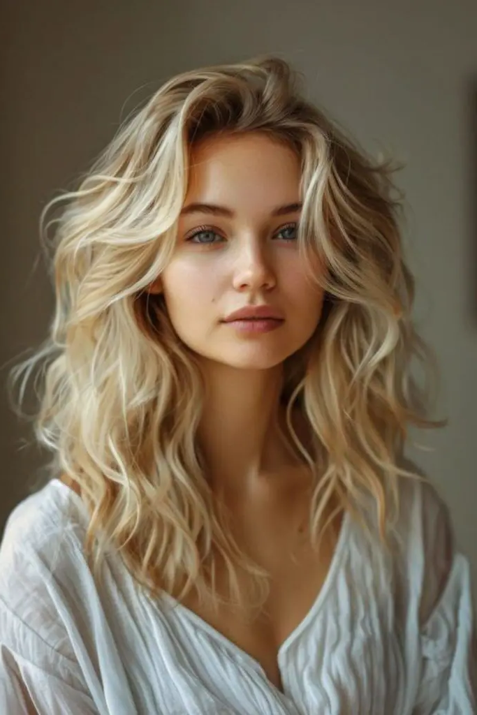 27. Tousled Beachy Chic Hairstyle