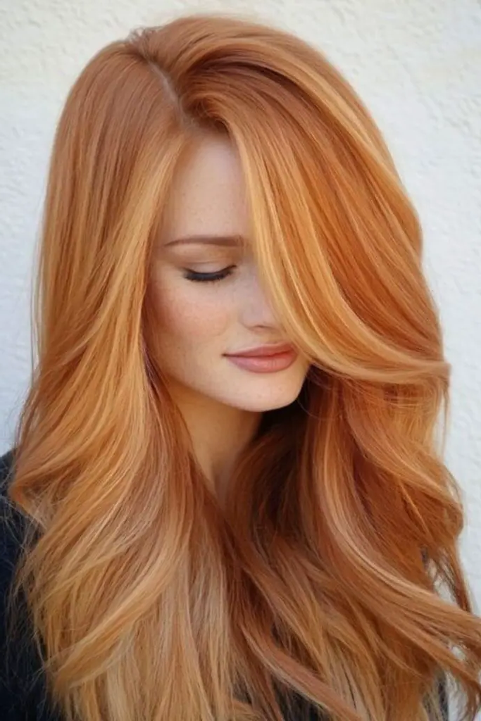 Cowboy Copper Layered Cut with Blonde Pop