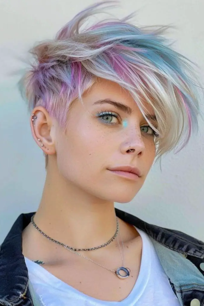 Galactic Glitter Pixie Hairstyle