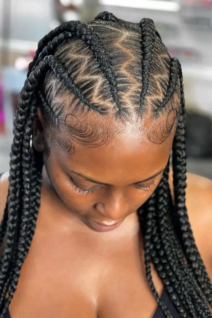 3. Zigzag Symphony Locs