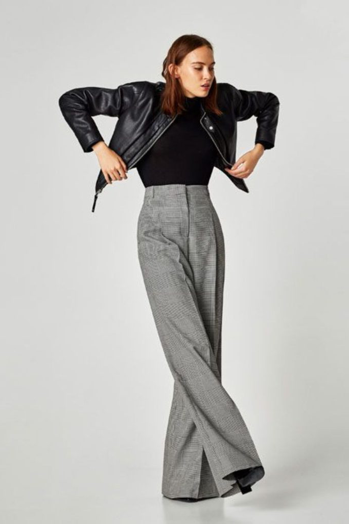 Edgy Athleisure Outfit with Leather