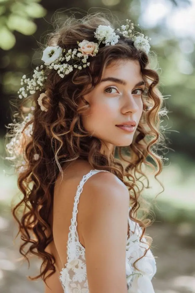 Boho Waves with Floral Accents